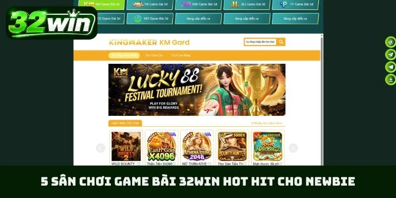 5 sân chơi game bài 32WIN hot hit cho newbie