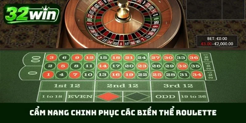 Cẩm nang chinh phục các biến thể Roulette