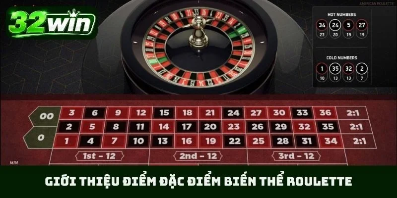 Giới thiệu điểm đặc điểm biến thể Roulette