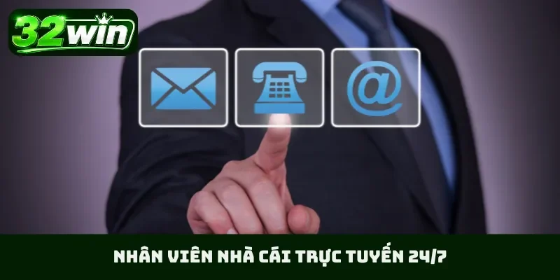 Nhân viên nhà cái luôn trực tuyến 24/7