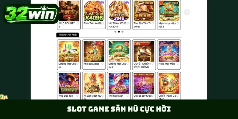 Slot game săn hũ cực hời